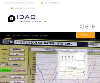 Idaqautomation.com(Default page) Screenshot