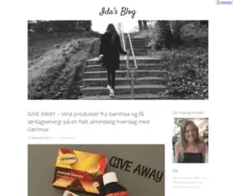 Idasblog.dk(Ida's Blog) Screenshot