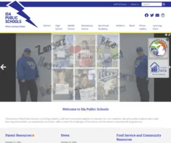 Idaschools.org(Ida Public Schools) Screenshot