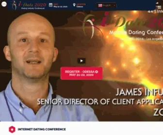 Idate2018.com(ONLINE DATING AND DATING INDUSTRY CONFERENCE) Screenshot