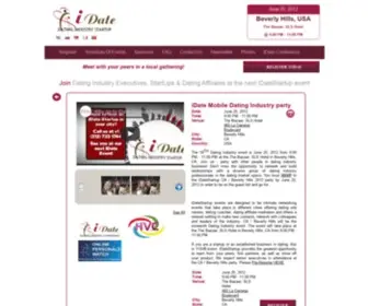 Idatestartup.com(A Business Networking Event for Profesionals in the Dating Industry) Screenshot