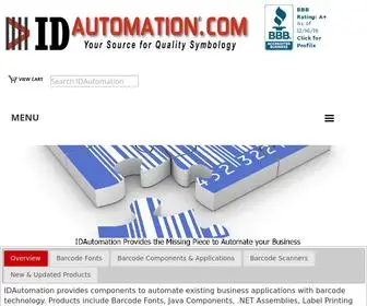 Idautomation.com(Barcode Fonts) Screenshot