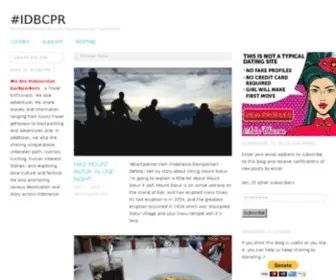 Idbackpacker.com(Travel Blog Indonesia) Screenshot