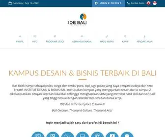 Idbbali.ac.id(Kampus Desain dan Bisnis Terbaik di Bali) Screenshot