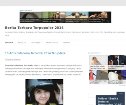 Idberitaterbaru.com(Berita Terbaru Terpopuler 2014) Screenshot