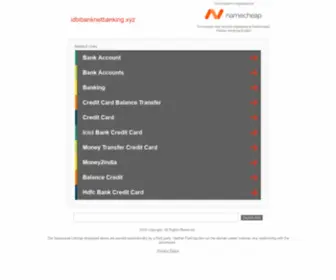 Idbibanknetbanking.xyz(Idbibanknetbanking) Screenshot