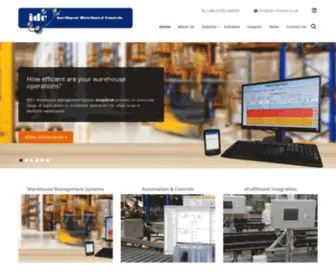 IDC-Limited.co.uk(IDC Warehouse Control and Automation) Screenshot