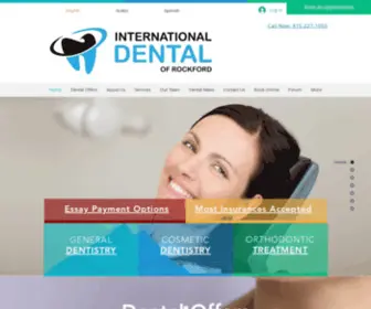 IDC-Rockford.com(Dentist) Screenshot