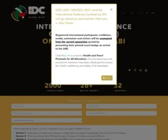 IDC-Uae.com(International Defence Confernece) Screenshot