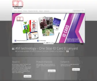 Idcard-Lanyard.com(AM Technology) Screenshot