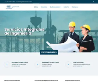 Idcemexico.com(Ingeniería estructural y construcción industrial) Screenshot