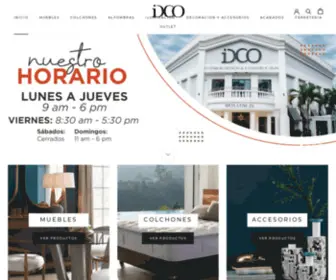 Idco.com.pa(IDCO Interior Design and Construction) Screenshot