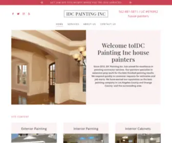 IdcPainting.com(IDC PAINTING INC) Screenshot