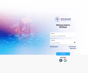 Idcshop.com(中国频道产品代理) Screenshot