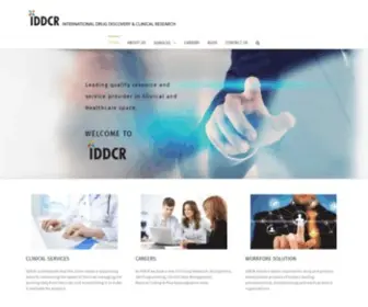 IDDCR.com(International Drug Discovery & Clinical Research) Screenshot