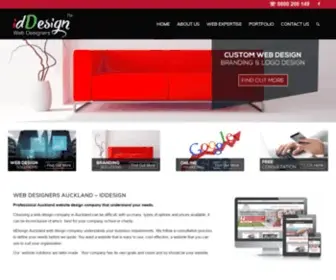 Iddesign.co.nz(Professional Web Designers Auckland) Screenshot