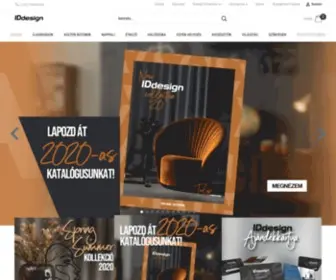 Iddesign.hu(Design bútor áruház) Screenshot