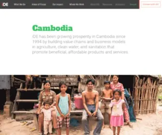 Ide-Cambodia.org(IDE Cambodia) Screenshot