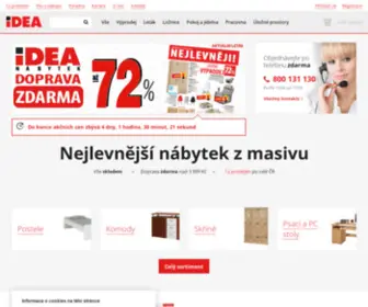 Idea-Nabytek.cz(Dřevěný) Screenshot