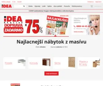 Idea-Nabytok.sk(Drevený) Screenshot