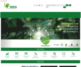Idea.gov.co(Instituto para el Desarrollo de Antioquia (IDEA)) Screenshot