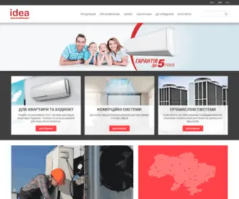 Ideaaircon.com.ua(Кондиціонери) Screenshot
