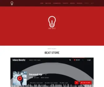 Ideabeatz.com(IDEA BEATZ) Screenshot