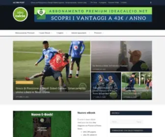 Ideacalcio.net(Allenamenti e idee per squadre di calcio) Screenshot