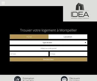 Ideaconseils.com(Immobilier Montpellier) Screenshot