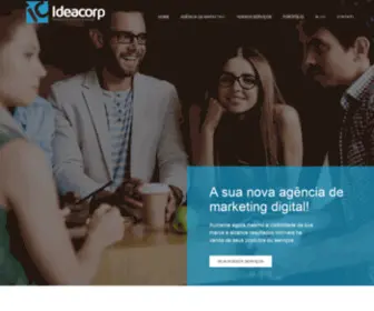 Ideacorp.com.br(Agência de Marketing Digital em Fortaleza com os serviços) Screenshot