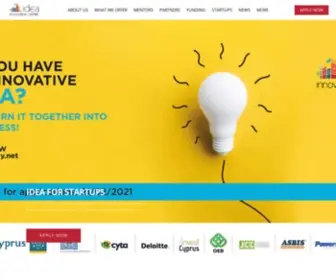 Ideacy.net(IDEA Innovation Center) Screenshot