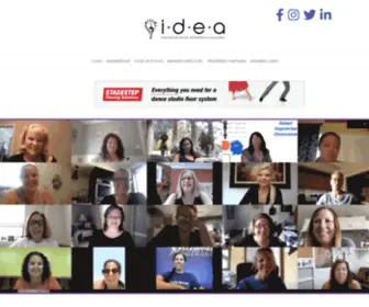Ideadance.org(The International Dance Entrepreneurs Association) Screenshot
