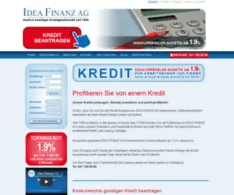 Ideafinanz.ch(Kredit ab 1.7%) Screenshot