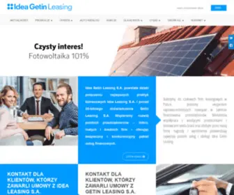 Ideagetinleasing.pl(Idea Getin Leasing) Screenshot