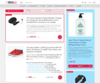 Ideaing.com(Deals and Product Reviews) Screenshot