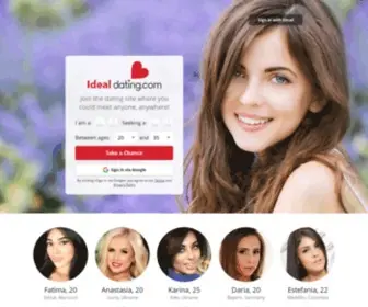 Ideal-Dating.com(A Popular Global Online Dating Site for Eligible Singles Worldwide) Screenshot