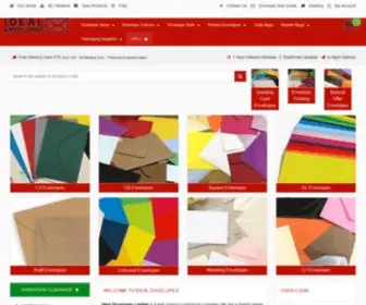 Ideal-Envelopes.co.uk(Envelopes) Screenshot