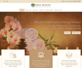 Ideal-Healing.com(Ideal Healing Massage Therapy) Screenshot