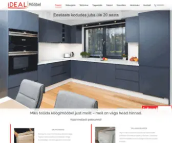 Ideal-Moobel.ee(Köögimööbel otse köögimööbli tootjalt) Screenshot