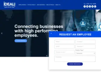 Ideal-Personnel.com(Ideal Personnel) Screenshot