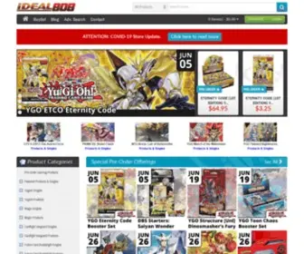 Ideal808.com(Specializing in all your favorite Trading Card Games like Yu) Screenshot
