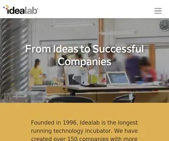 Idealab.com(Idealab creates ground) Screenshot