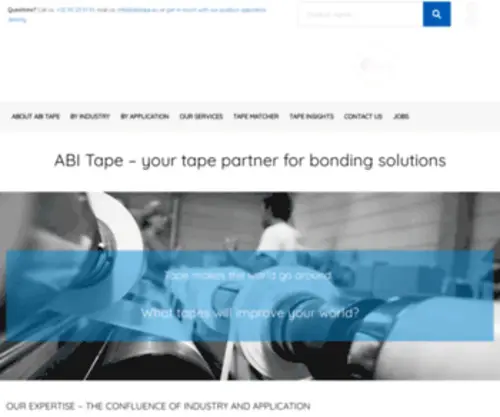 Idealabi.com(ABI Tape) Screenshot