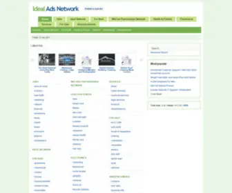 Idealadsnetwork.com(Ideal Ads Network) Screenshot