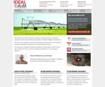 Idealam.com(IDEAL Agriculture & Marine Insurance) Screenshot