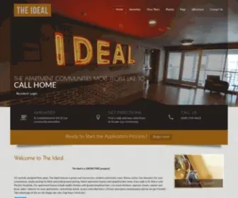 Idealapartmentsmadison.com(The Ideal) Screenshot