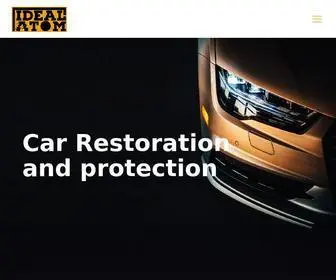 Idealatom.com(Car Restoration and protection) Screenshot