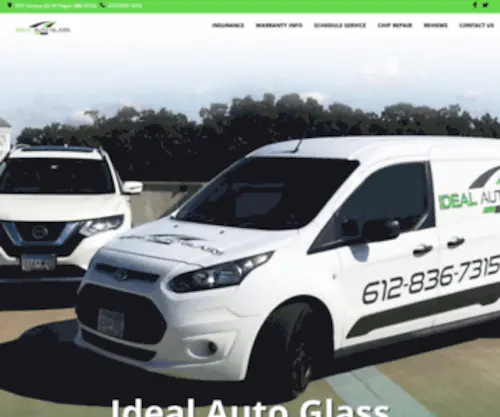 Idealautoglass.net(IDeal Auto Glass) Screenshot