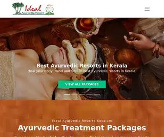 Idealayurvedicresort.com(Ayurvedic Resorts in Kerala) Screenshot