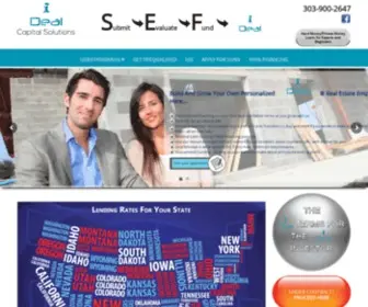 Idealcapitalsolutions.com(Finding the right mortgage) Screenshot